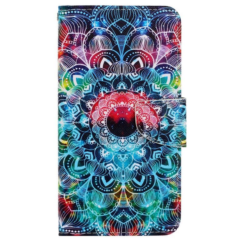 Flip Cover Samsung Galaxy A13 Med Snor Flashy Strappy Mandala