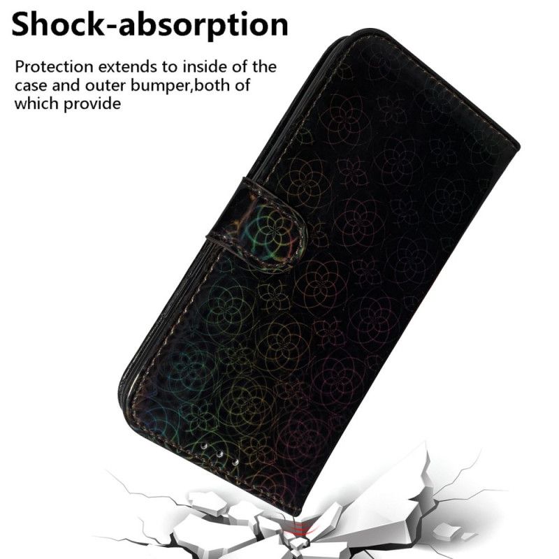 Flip Cover Samsung Galaxy A13 Med Snor Psykedeliske Stropblomster