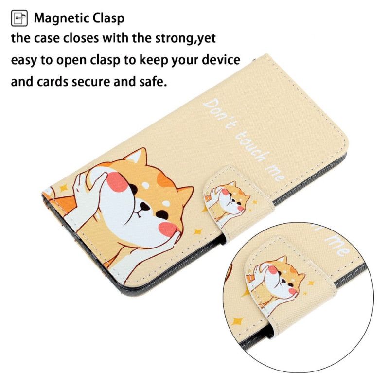 Flip Cover Samsung Galaxy A13 Med Snor Rør Mig Ikke Strappy Cat