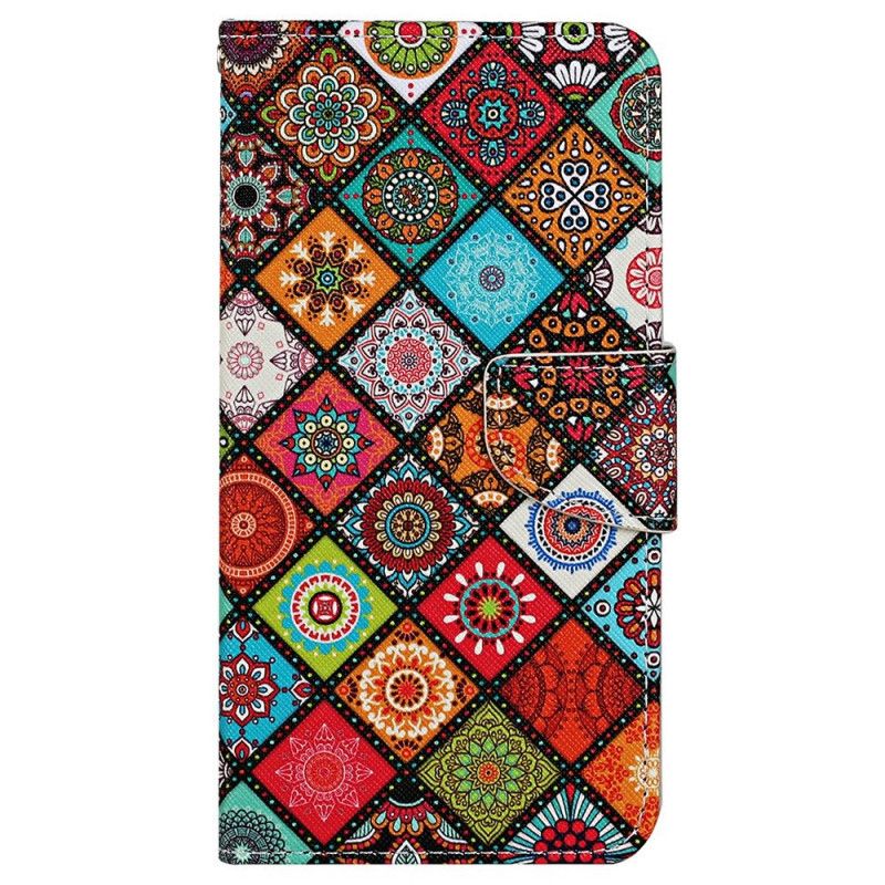 Flip Cover Samsung Galaxy A13 Patchwork Med Rem