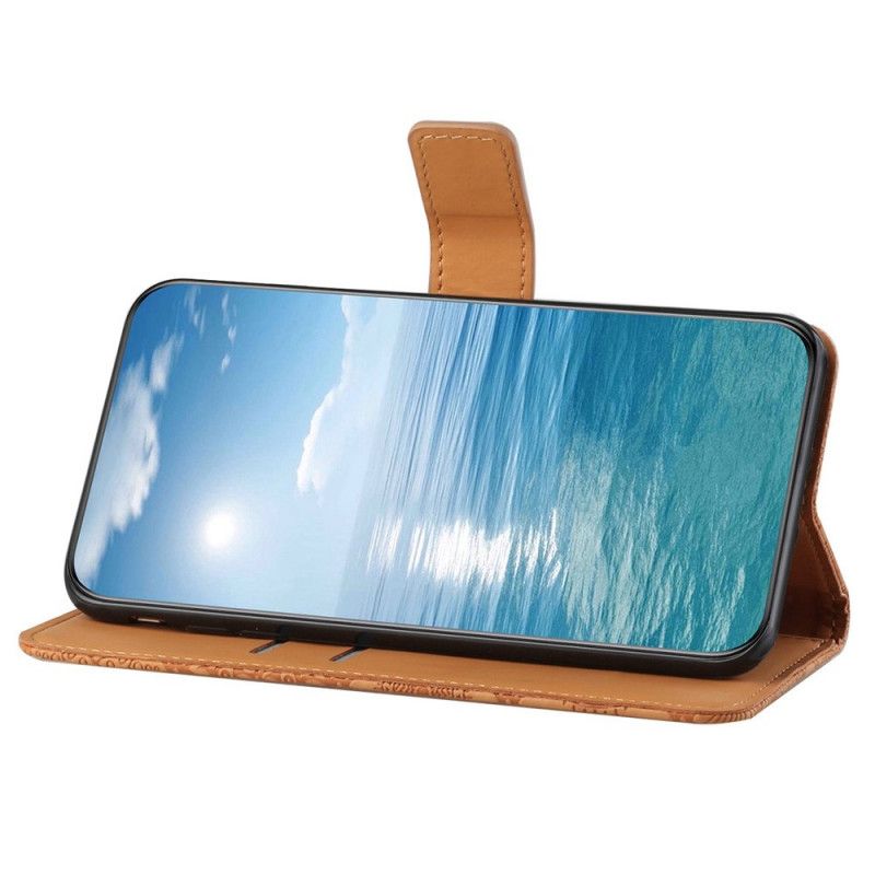 Flip Cover Samsung Galaxy A13 Tæppemønster