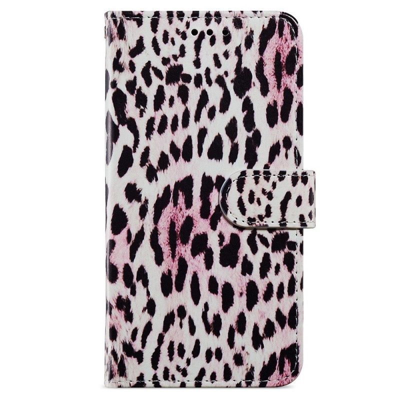 Læder Cover Samsung Galaxy A13 Leopardprint