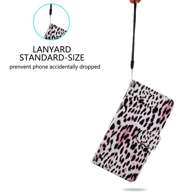 Læder Cover Samsung Galaxy A13 Leopardprint