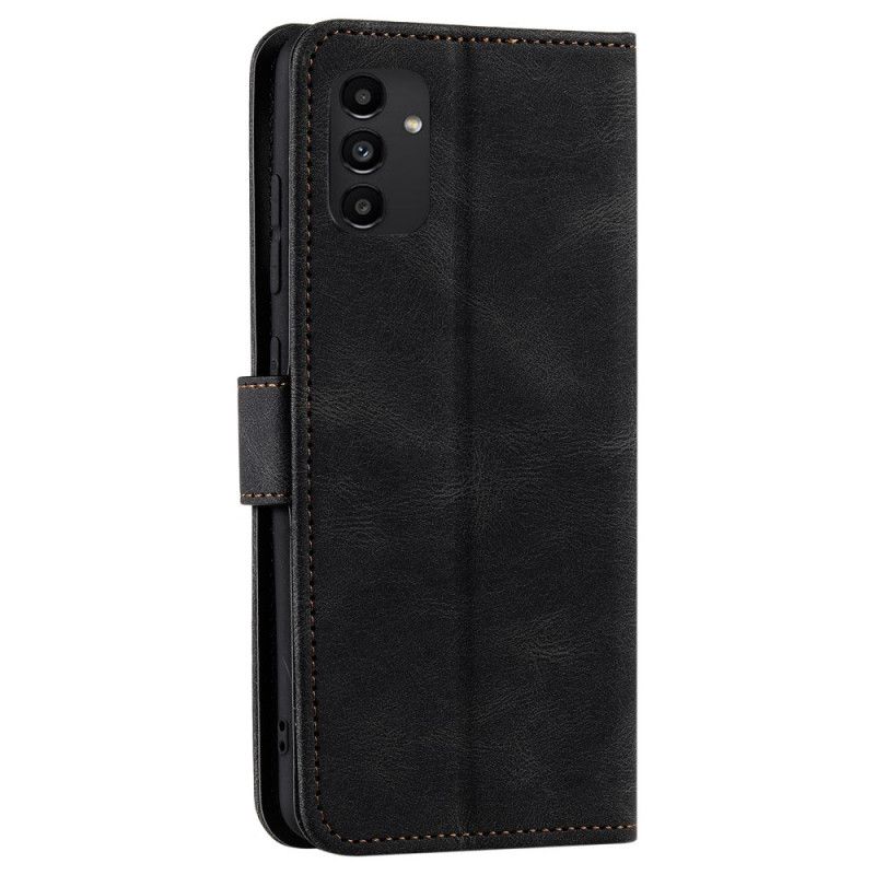 Læder Cover Samsung Galaxy A13 Skin-touch-sømme