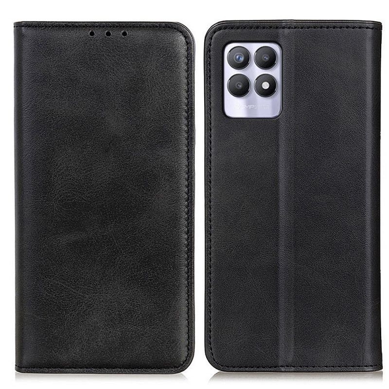 Cover Realme 8i Flip Cover Elegance Split Læder