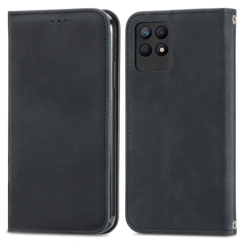 Cover Realme 8i Flip Cover Skin-touch Design