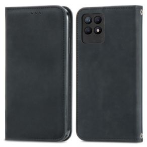 Cover Realme 8i Flip Cover Skin-touch Design