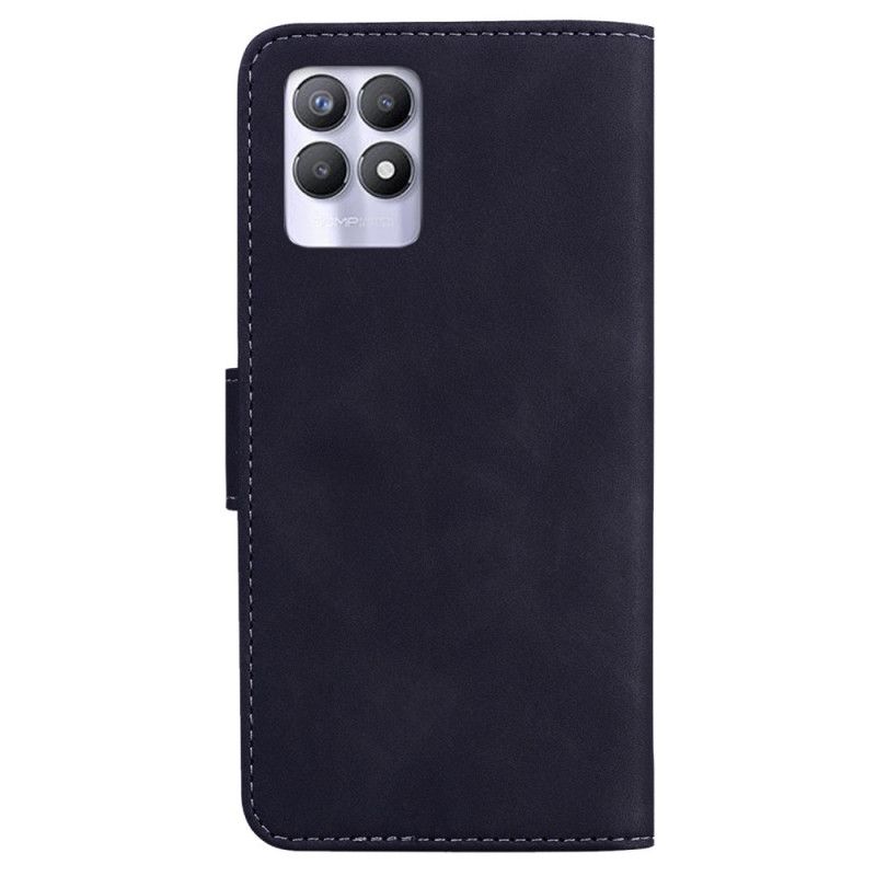 Flip Cover Realme 8i Butterfly Skin-touch