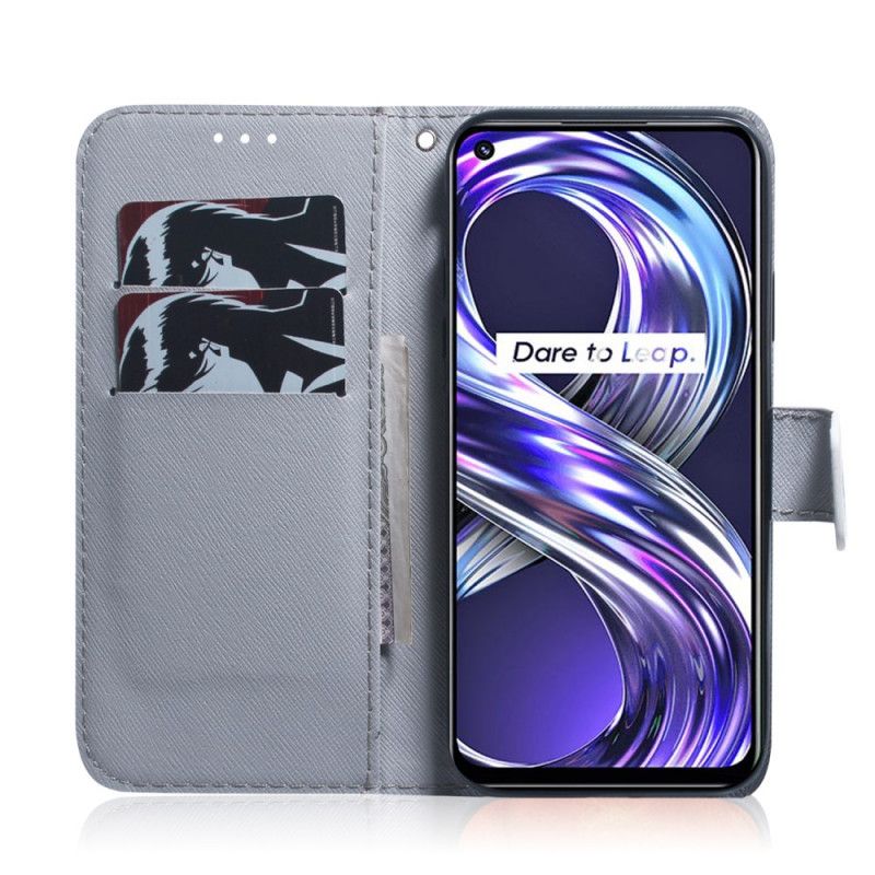 Flip Cover Realme 8i Tigeransigt