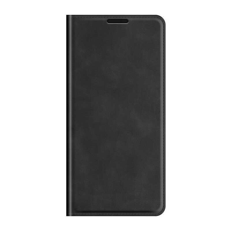 Cover Oppo Find X3 Neo Flip Cover Silkeagtig Lædereffekt