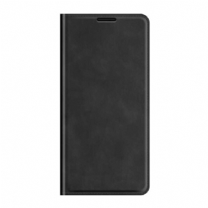 Cover Oppo Find X3 Neo Flip Cover Silkeagtig Lædereffekt