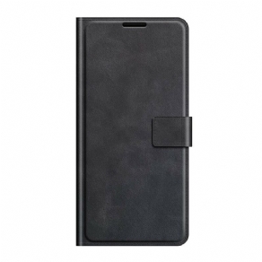 Flip Cover Oppo Find X3 Neo Ekstrem Slank Lædereffekt