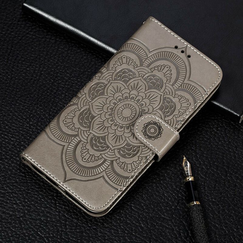 Flip Cover Oppo Find X3 Neo Med Snor Fuld Strappy Mandala