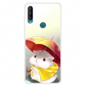 Cover Alcatel 1S / 3L (2020) Hamster I Regnen