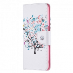 Flip Cover Realme 8 5G Blomstret Træ