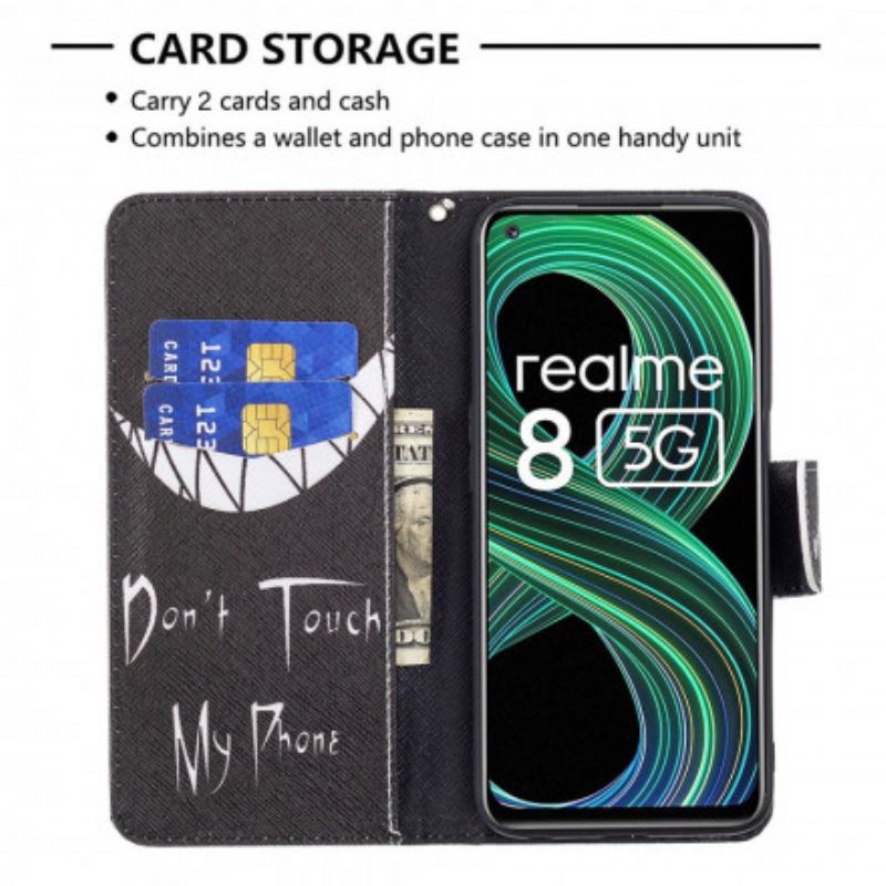 Flip Cover Realme 8 5G Djævletelefon