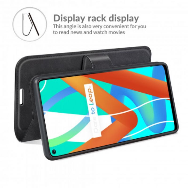 Flip Cover Realme 8 5G Slankt Kunstlæder