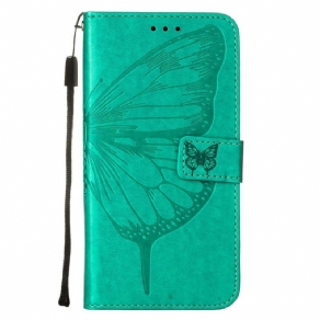 Flip Cover Realme 8 5G Sommerfugledesign