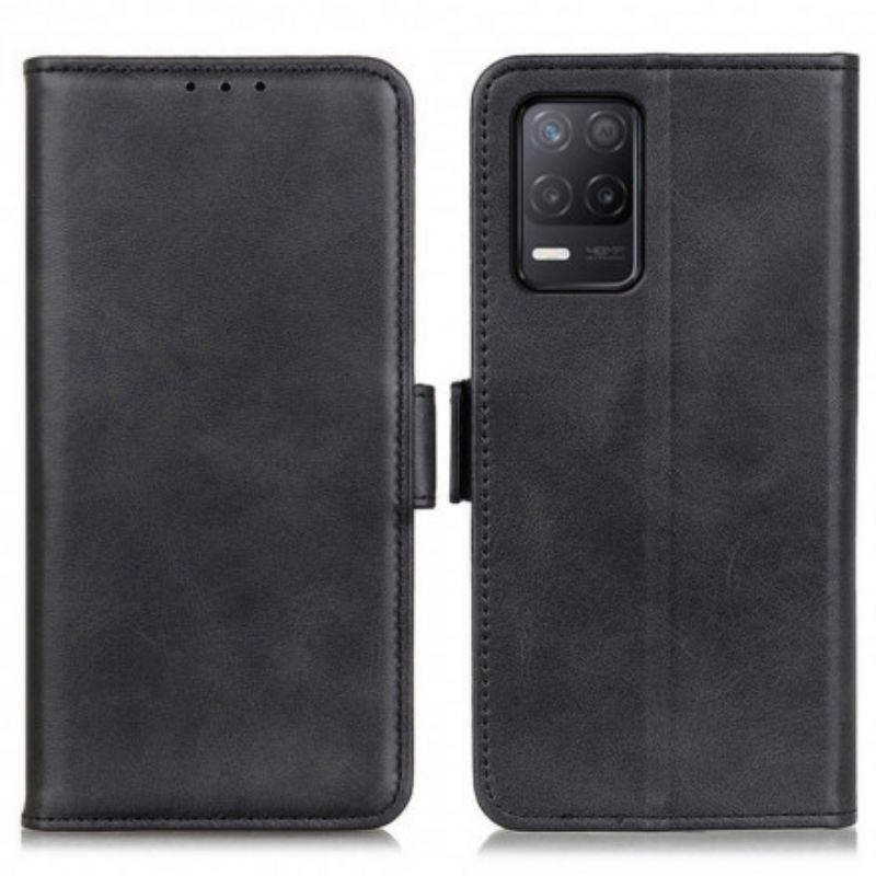 Læder Cover Realme 8 5G Flip Cover Dobbeltklap