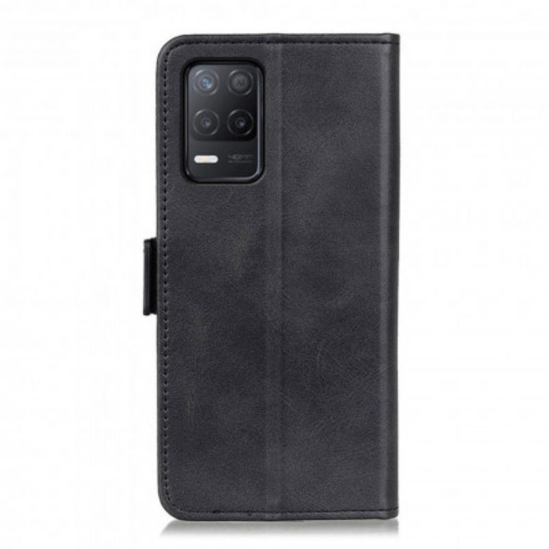 Læder Cover Realme 8 5G Flip Cover Dobbeltklap