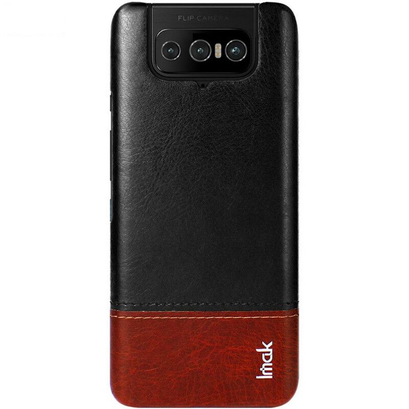 Cover Asus Zenfone 7 / 7 Pro Imak Ruiyi Series Lædereffekt