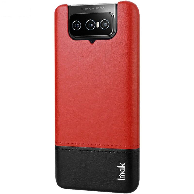 Cover Asus Zenfone 7 / 7 Pro Imak Ruiyi Series Lædereffekt