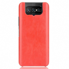 Cover Asus Zenfone 7 / 7 Pro Lichi-lædereffekt