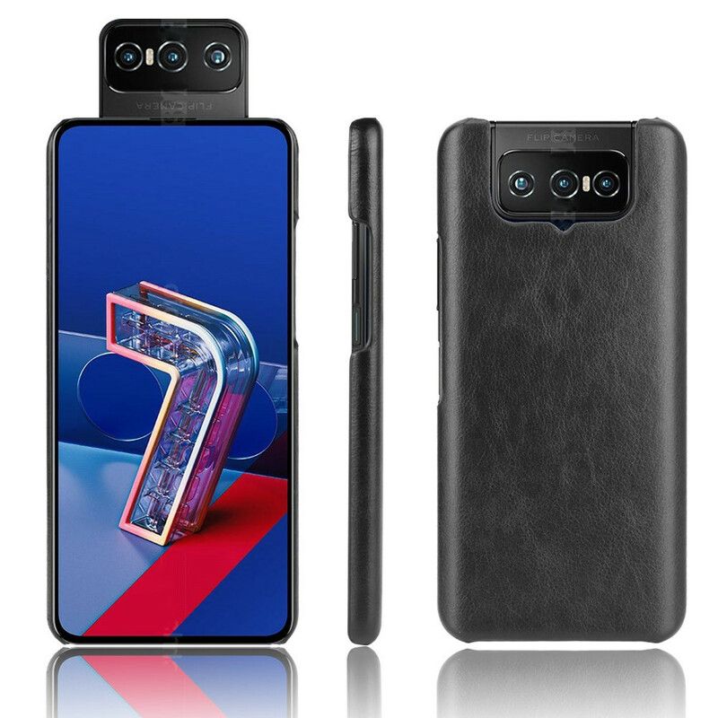 Cover Asus Zenfone 7 / 7 Pro Lichi-lædereffekt