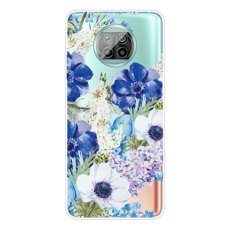 Cover Xiaomi Mi 10T Lite / Redmi Note 9 Pro 5G Akvarelblomster