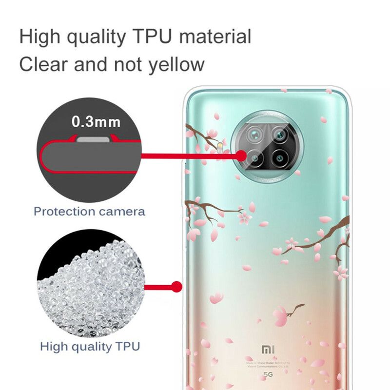 Cover Xiaomi Mi 10T Lite / Redmi Note 9 Pro 5G Blomstrende Grene