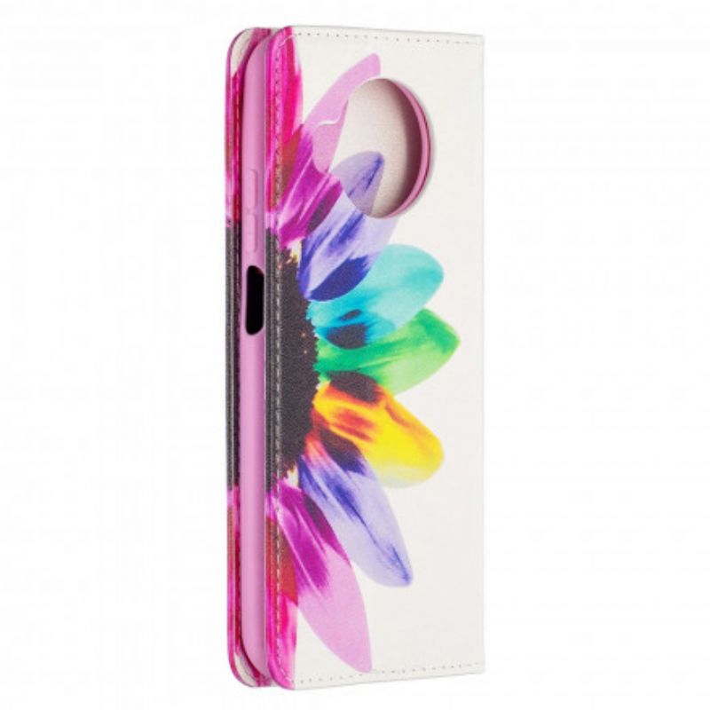 Cover Xiaomi Mi 10T Lite / Redmi Note 9 Pro 5G Flip Cover Akvarelblomst