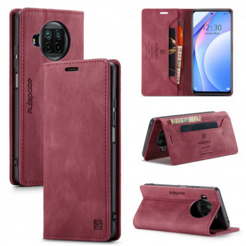 Cover Xiaomi Mi 10T Lite / Redmi Note 9 Pro 5G Flip Cover Autspace Rfid-serien