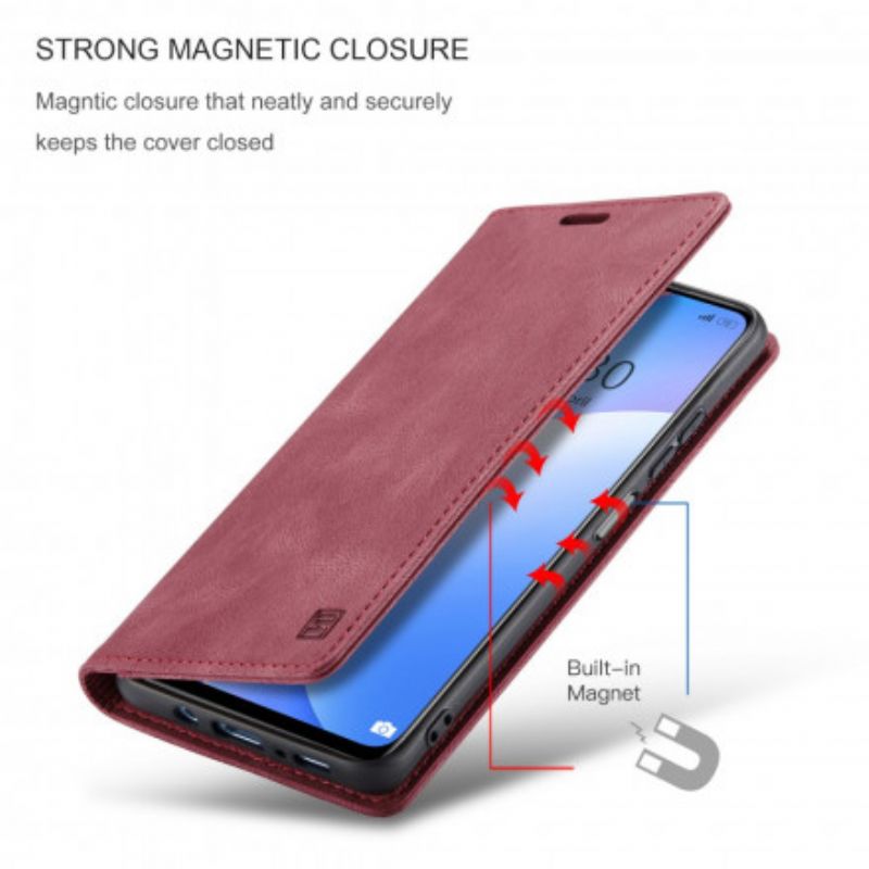 Cover Xiaomi Mi 10T Lite / Redmi Note 9 Pro 5G Flip Cover Autspace Rfid-serien