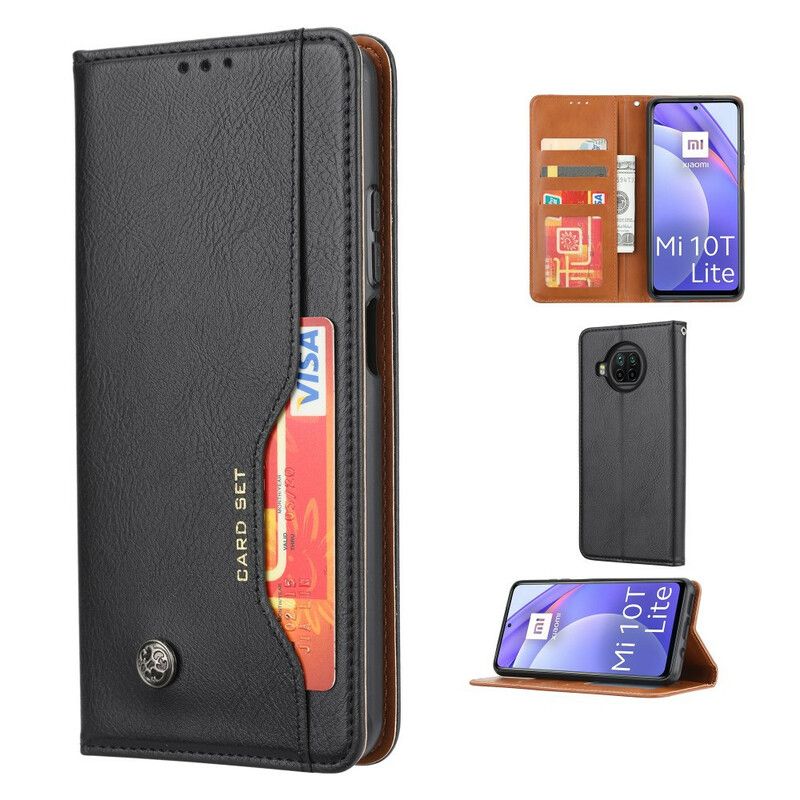 Cover Xiaomi Mi 10T Lite / Redmi Note 9 Pro 5G Flip Cover Kortholder