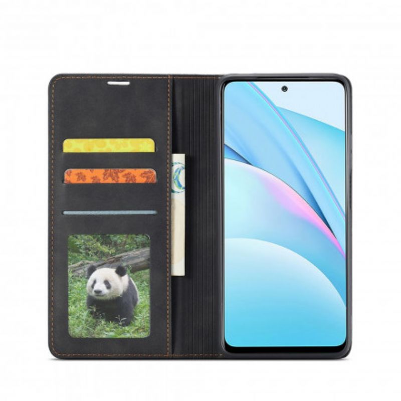 Cover Xiaomi Mi 10T Lite / Redmi Note 9 Pro 5G Flip Cover Lædereffekt Forwenw