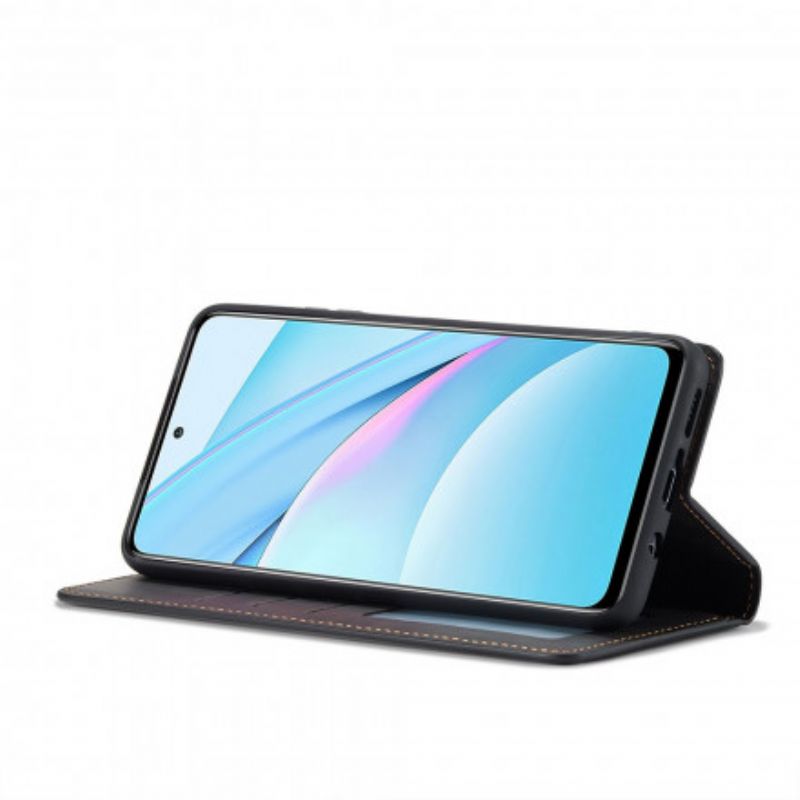 Cover Xiaomi Mi 10T Lite / Redmi Note 9 Pro 5G Flip Cover Lædereffekt Forwenw