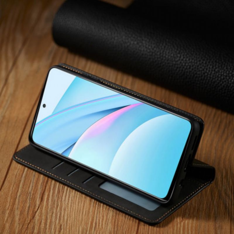 Cover Xiaomi Mi 10T Lite / Redmi Note 9 Pro 5G Flip Cover Lædereffekt Forwenw