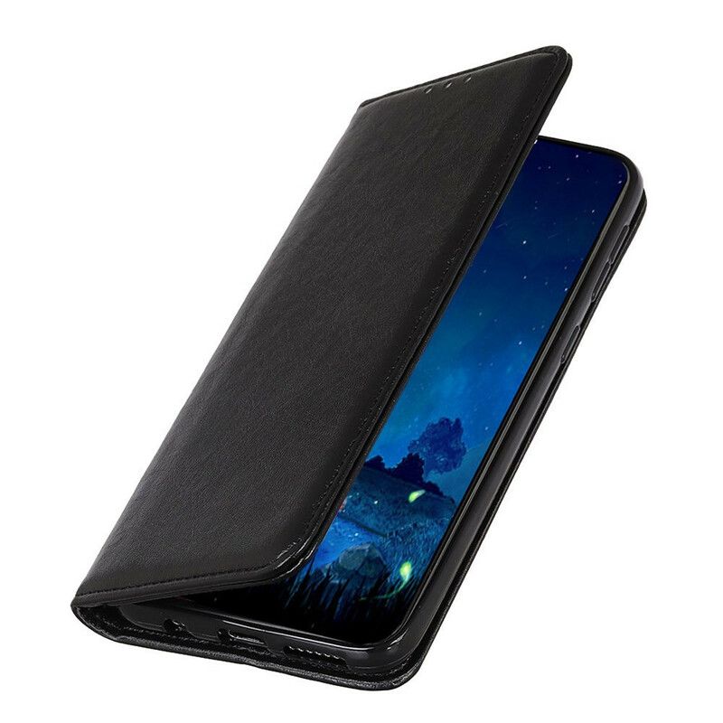 Cover Xiaomi Mi 10T Lite / Redmi Note 9 Pro 5G Flip Cover Tekstureret Splitlæder