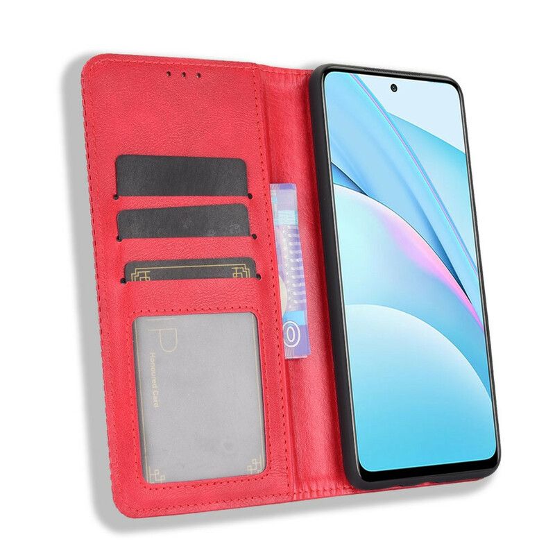 Cover Xiaomi Mi 10T Lite / Redmi Note 9 Pro 5G Flip Cover Vintageeffekt