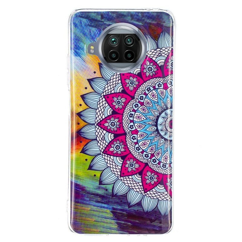 Cover Xiaomi Mi 10T Lite / Redmi Note 9 Pro 5G Fluorescerende Farverig Mandala