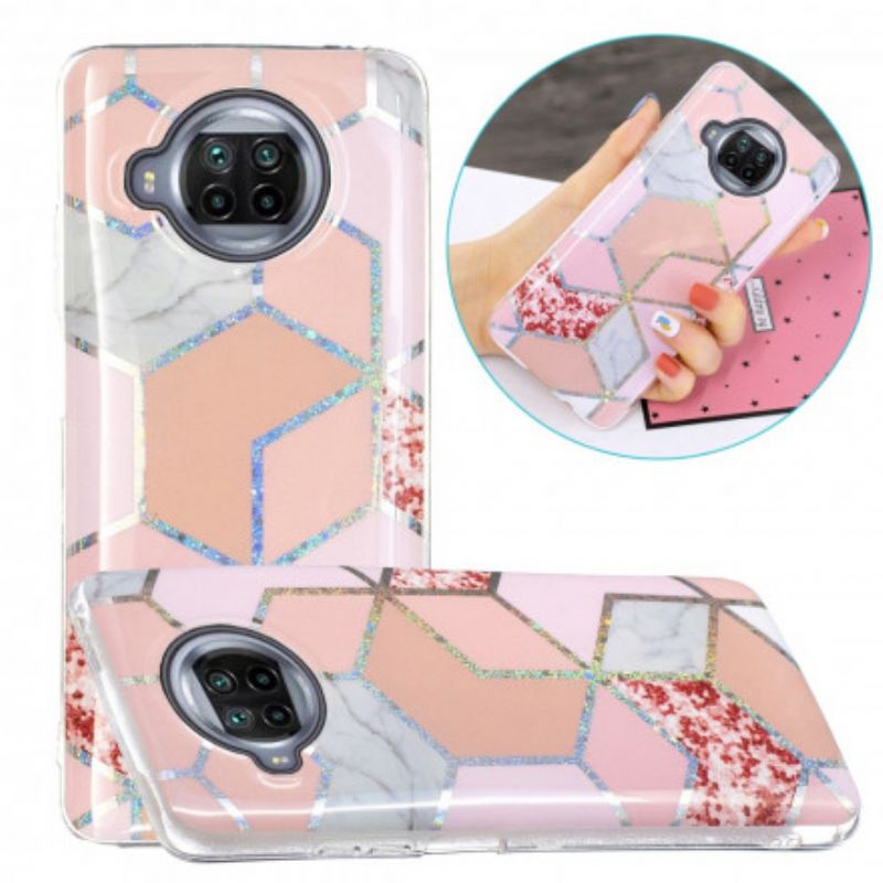 Cover Xiaomi Mi 10T Lite / Redmi Note 9 Pro 5G Glitter Design Marmor