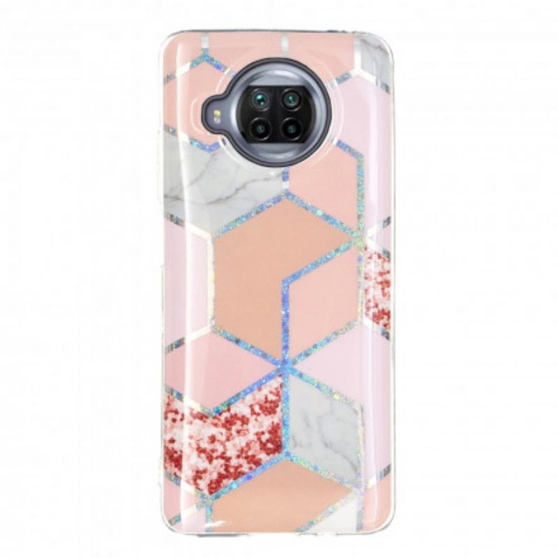 Cover Xiaomi Mi 10T Lite / Redmi Note 9 Pro 5G Glitter Design Marmor