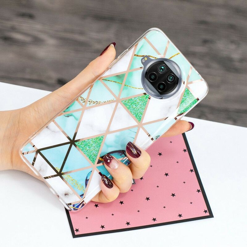 Cover Xiaomi Mi 10T Lite / Redmi Note 9 Pro 5G Marmorgeometri