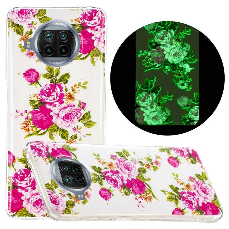 Cover Xiaomi Mi 10T Lite / Redmi Note 9 Pro 5G Neon Liberty Blomster