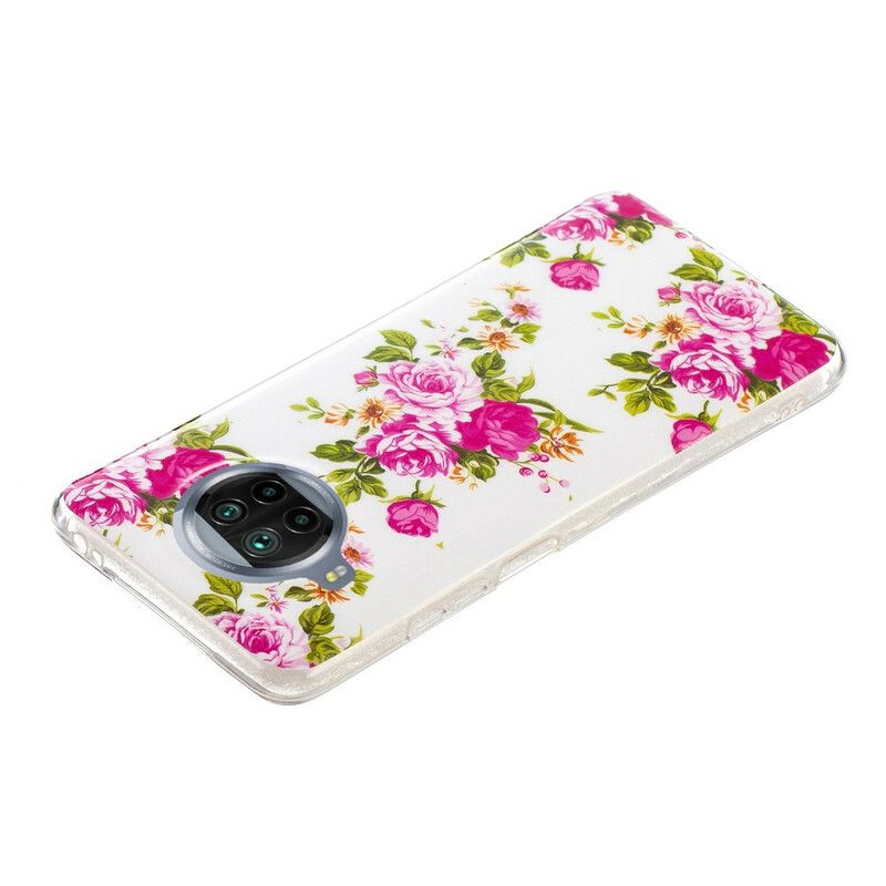 Cover Xiaomi Mi 10T Lite / Redmi Note 9 Pro 5G Neon Liberty Blomster