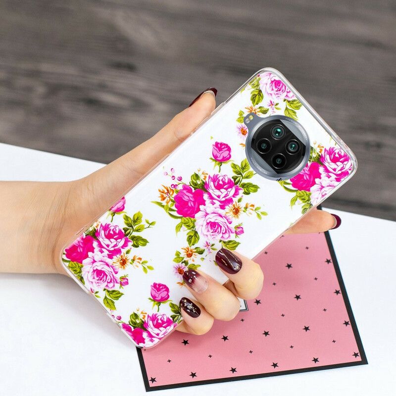 Cover Xiaomi Mi 10T Lite / Redmi Note 9 Pro 5G Neon Liberty Blomster