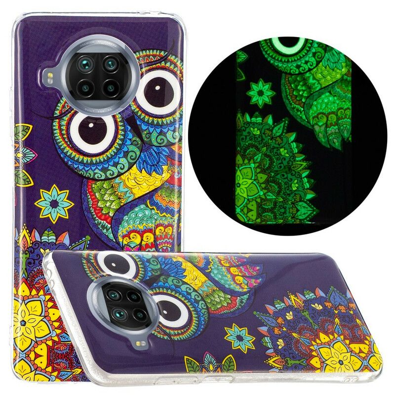 Cover Xiaomi Mi 10T Lite / Redmi Note 9 Pro 5G Neon Mandala Ugle