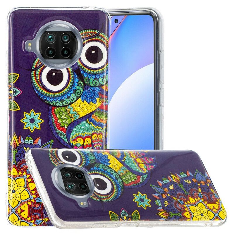 Cover Xiaomi Mi 10T Lite / Redmi Note 9 Pro 5G Neon Mandala Ugle