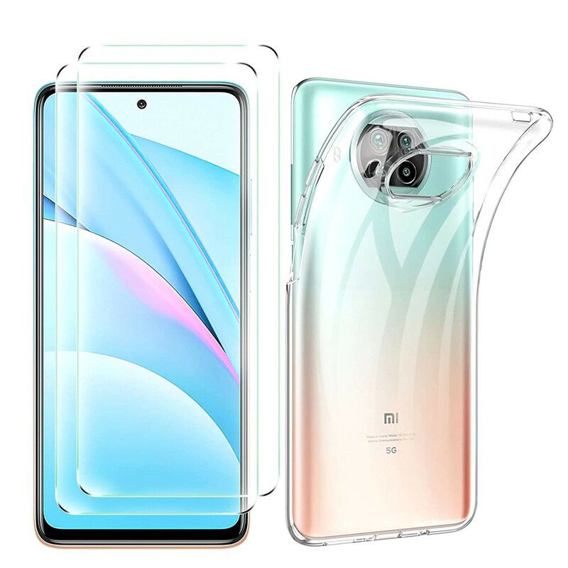 Cover Xiaomi Mi 10T Lite / Redmi Note 9 Pro 5G Og Hærdet Glasskærm