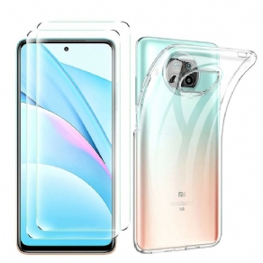 Cover Xiaomi Mi 10T Lite / Redmi Note 9 Pro 5G Og Hærdet Glasskærm